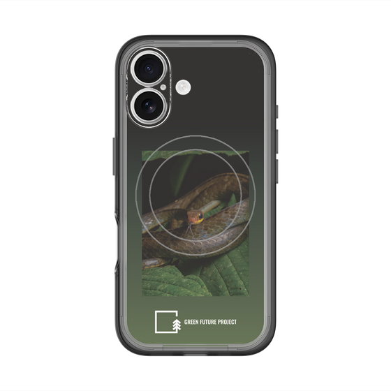 スリムプロテクションプレミアムケース with MagSafe［ Green Future Project - Chironius ］