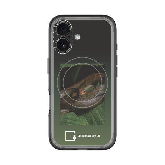 スリムプロテクションプレミアムケース with MagSafe［ Green Future Project - Chironius ］