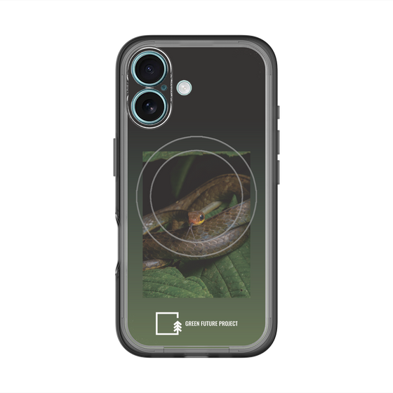 スリムプロテクションプレミアムケース with MagSafe［ Green Future Project - Chironius ］