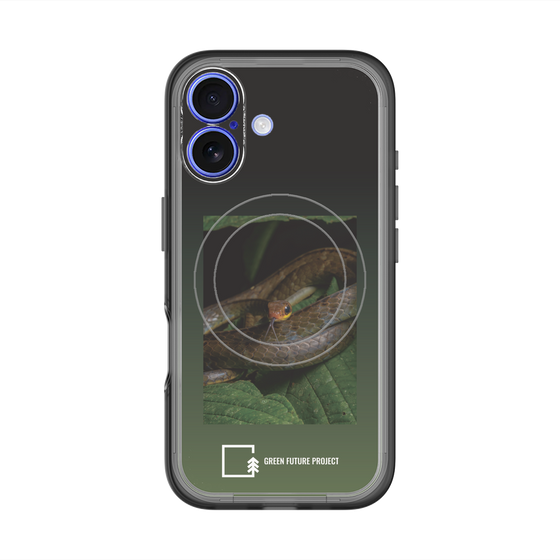 スリムプロテクションプレミアムケース with MagSafe［ Green Future Project - Chironius ］