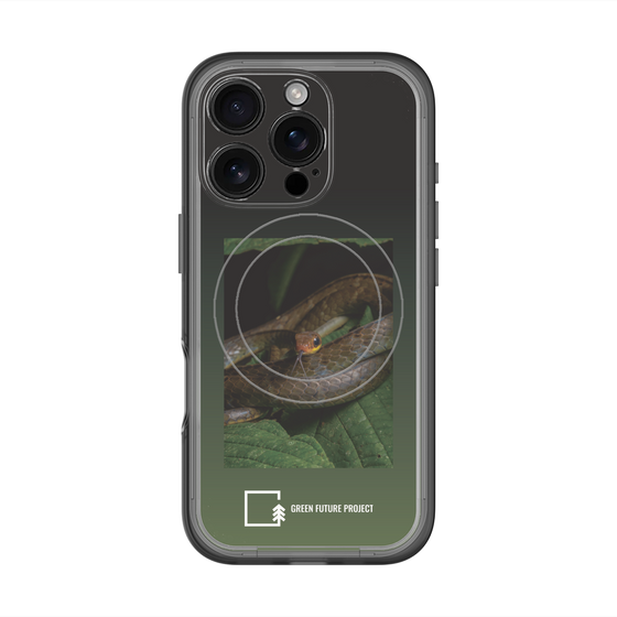 スリムプロテクションプレミアムケース with MagSafe［ Green Future Project - Chironius ］