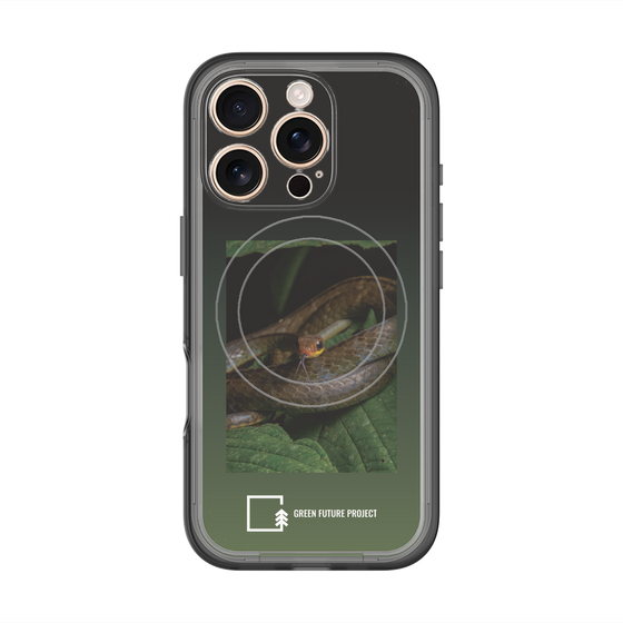 スリムプロテクションプレミアムケース with MagSafe［ Green Future Project - Chironius ］