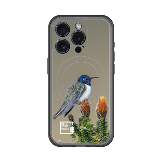 スリムプロテクションプレミアムケース with MagSafe［ Green Future Project - Ecuadorian Hillstar ］