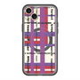 スリムプロテクションプレミアムケース with MagSafe［ LANVIN en Bleu - Plaid ］