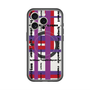 スリムプロテクションプレミアムケース with MagSafe［ LANVIN en Bleu - Plaid ］
