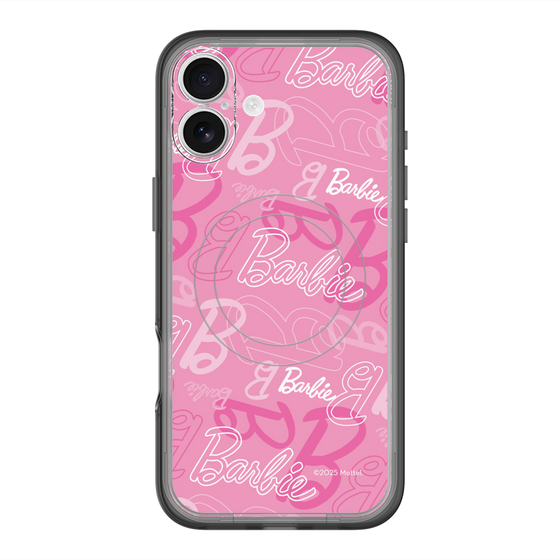 スリムプロテクションプレミアムケース with MagSafe［ Barbie - ロゴパターン1 ］