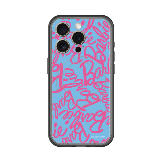 スリムプロテクションプレミアムケース with MagSafe［ Barbie - ロゴパターン2 ］