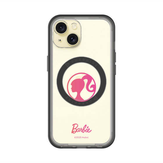 スリムプロテクションプレミアムケース with MagSafe［ Barbie - ロゴ ］