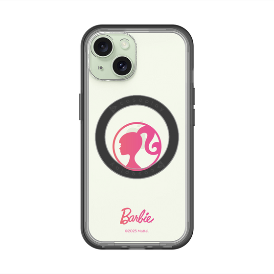 スリムプロテクションプレミアムケース with MagSafe［ Barbie - ロゴ ］