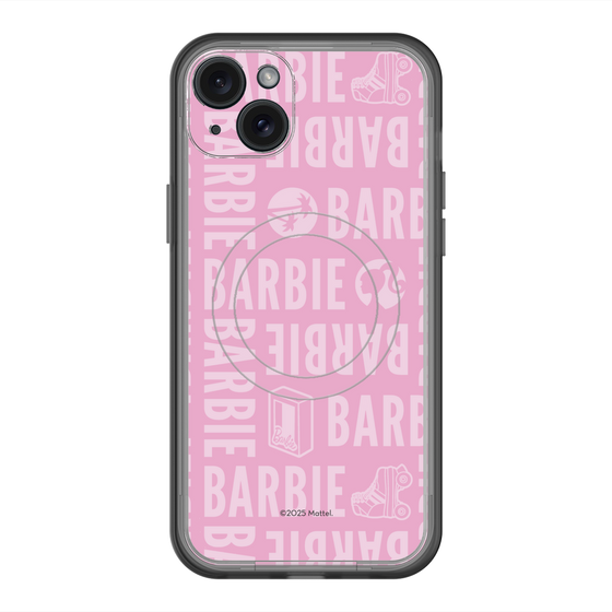 スリムプロテクションプレミアムケース with MagSafe［ Barbie - ロゴパターン3 ］