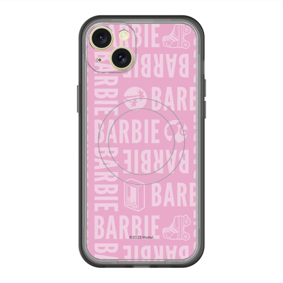 スリムプロテクションプレミアムケース with MagSafe［ Barbie - ロゴパターン3 ］