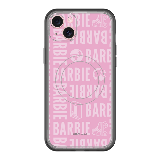 スリムプロテクションプレミアムケース with MagSafe［ Barbie - ロゴパターン3 ］