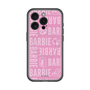 スリムプロテクションプレミアムケース with MagSafe［ Barbie - ロゴパターン3 ］