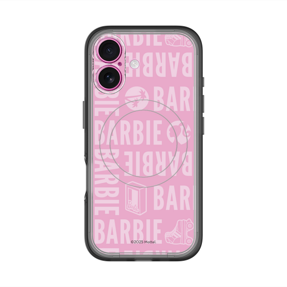 スリムプロテクションプレミアムケース with MagSafe［ Barbie - ロゴパターン3 ］