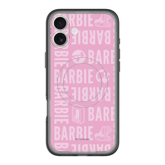 スリムプロテクションプレミアムケース with MagSafe［ Barbie - ロゴパターン3 ］