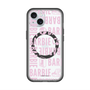 スリムプロテクションプレミアムケース with MagSafe［ Barbie - ロゴパターン3 - クリア ］