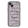 スリムプロテクションプレミアムケース with MagSafe［ Barbie - ロゴパターン3 - クリア ］