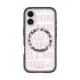 スリムプロテクションプレミアムケース with MagSafe［ Barbie - ロゴパターン3 - クリア ］