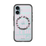 スリムプロテクションプレミアムケース with MagSafe［ Barbie - ロゴパターン3 - クリア ］