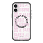 スリムプロテクションプレミアムケース with MagSafe［ Barbie - ロゴパターン3 - クリア ］