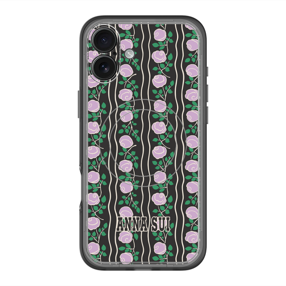 スリムプロテクションプレミアムケース with MagSafe［ ANNA SUI - ROSE STRIPE ］