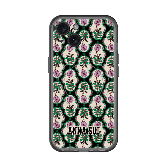 スリムプロテクションプレミアムケース with MagSafe［ ANNA SUI - ROSE CAMEO ］