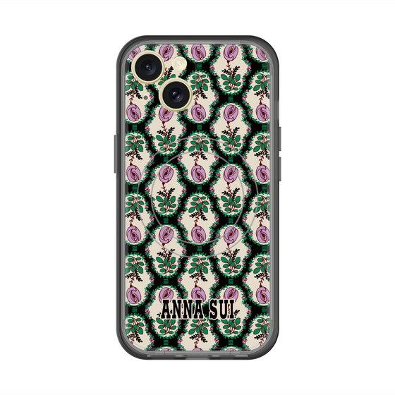 スリムプロテクションプレミアムケース with MagSafe［ ANNA SUI - ROSE CAMEO ］