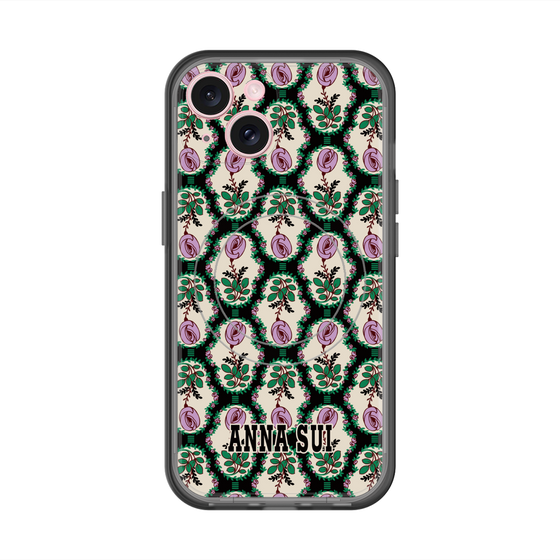 スリムプロテクションプレミアムケース with MagSafe［ ANNA SUI - ROSE CAMEO ］