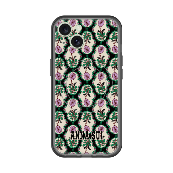 スリムプロテクションプレミアムケース with MagSafe［ ANNA SUI - ROSE CAMEO ］