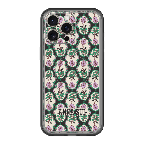 スリムプロテクションプレミアムケース with MagSafe［ ANNA SUI - ROSE CAMEO ］