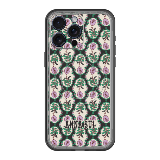 スリムプロテクションプレミアムケース with MagSafe［ ANNA SUI - ROSE CAMEO ］