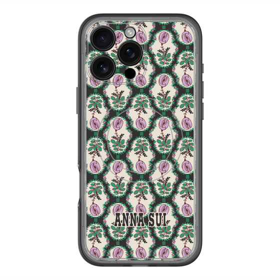 スリムプロテクションプレミアムケース with MagSafe［ ANNA SUI - ROSE CAMEO ］