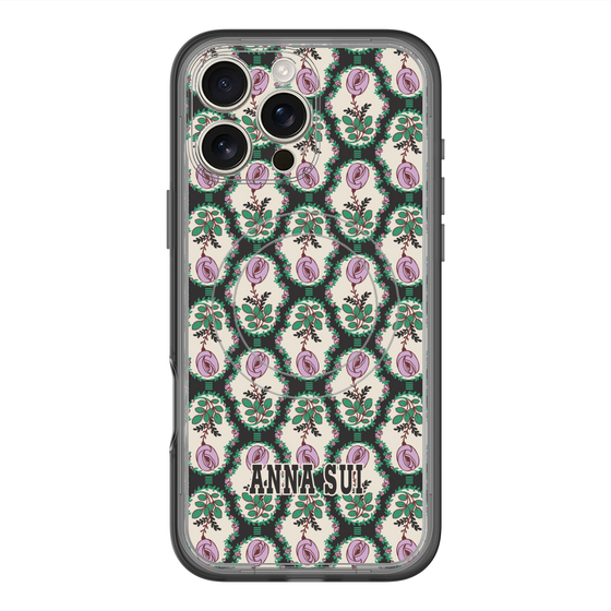 スリムプロテクションプレミアムケース with MagSafe［ ANNA SUI - ROSE CAMEO ］
