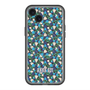 スリムプロテクションプレミアムケース with MagSafe［ ANNA SUI - HEARTS VINE - BLUE ］