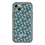 スリムプロテクションプレミアムケース with MagSafe［ ANNA SUI - HEARTS VINE - BLUE ］