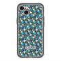 スリムプロテクションプレミアムケース with MagSafe［ ANNA SUI - HEARTS VINE - BLUE ］