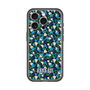 スリムプロテクションプレミアムケース with MagSafe［ ANNA SUI - HEARTS VINE - BLUE ］