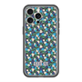 スリムプロテクションプレミアムケース with MagSafe［ ANNA SUI - HEARTS VINE - BLUE ］