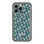 スリムプロテクションプレミアムケース with MagSafe［ ANNA SUI - HEARTS VINE - BLUE ］