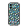 スリムプロテクションプレミアムケース with MagSafe［ ANNA SUI - HEARTS VINE - BLUE ］