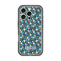 スリムプロテクションプレミアムケース with MagSafe［ ANNA SUI - HEARTS VINE - BLUE ］