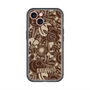 スリムプロテクションプレミアムケース with MagSafe［ ANNA SUI - STITCHED FLORAL ］