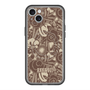 スリムプロテクションプレミアムケース with MagSafe［ ANNA SUI - STITCHED FLORAL ］