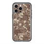 スリムプロテクションプレミアムケース with MagSafe［ ANNA SUI - STITCHED FLORAL ］