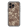 スリムプロテクションプレミアムケース with MagSafe［ ANNA SUI - STITCHED FLORAL ］
