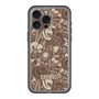 スリムプロテクションプレミアムケース with MagSafe［ ANNA SUI - STITCHED FLORAL ］