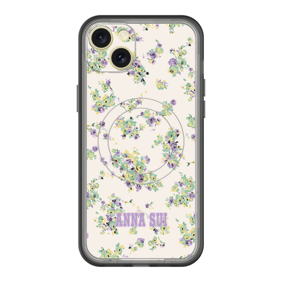スリムプロテクションプレミアムケース with MagSafe［ ANNA SUI - ROSEBUDS ］