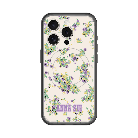 スリムプロテクションプレミアムケース with MagSafe［ ANNA SUI - ROSEBUDS ］