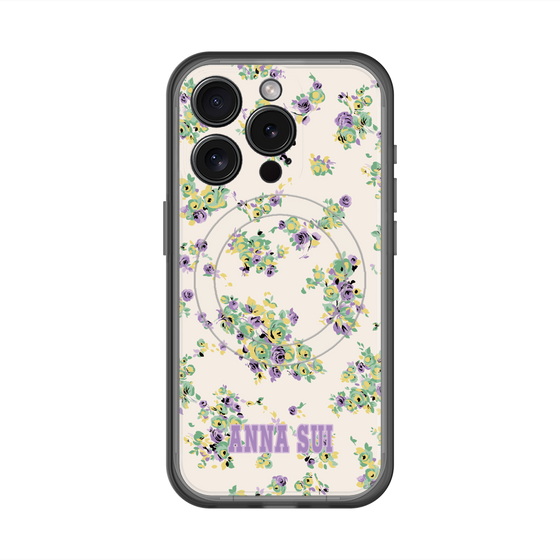 スリムプロテクションプレミアムケース with MagSafe［ ANNA SUI - ROSEBUDS ］