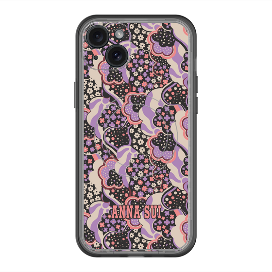 スリムプロテクションプレミアムケース with MagSafe［ ANNA SUI - WAVY CLOUDS ］